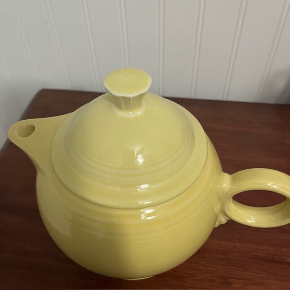 Fiesta wear Yellow Ceramic Teapot - Picture 2 of 7